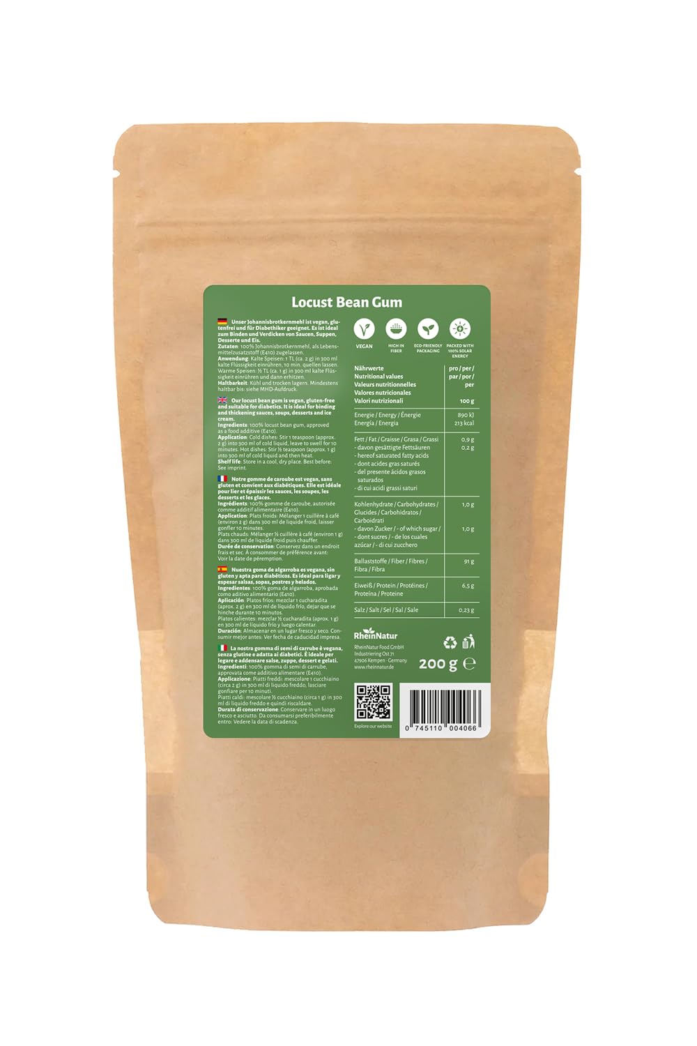 Johannisbrotkernmehl - 100% rein 200g