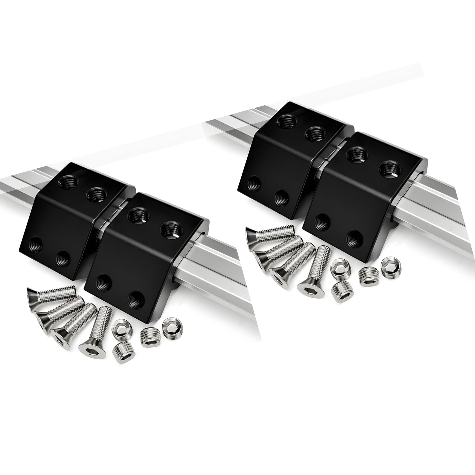 YHAILI Universally Rails Mount Brackets Holders Clamps Suitable for Secure Tool Attachment Includes Full Installation S