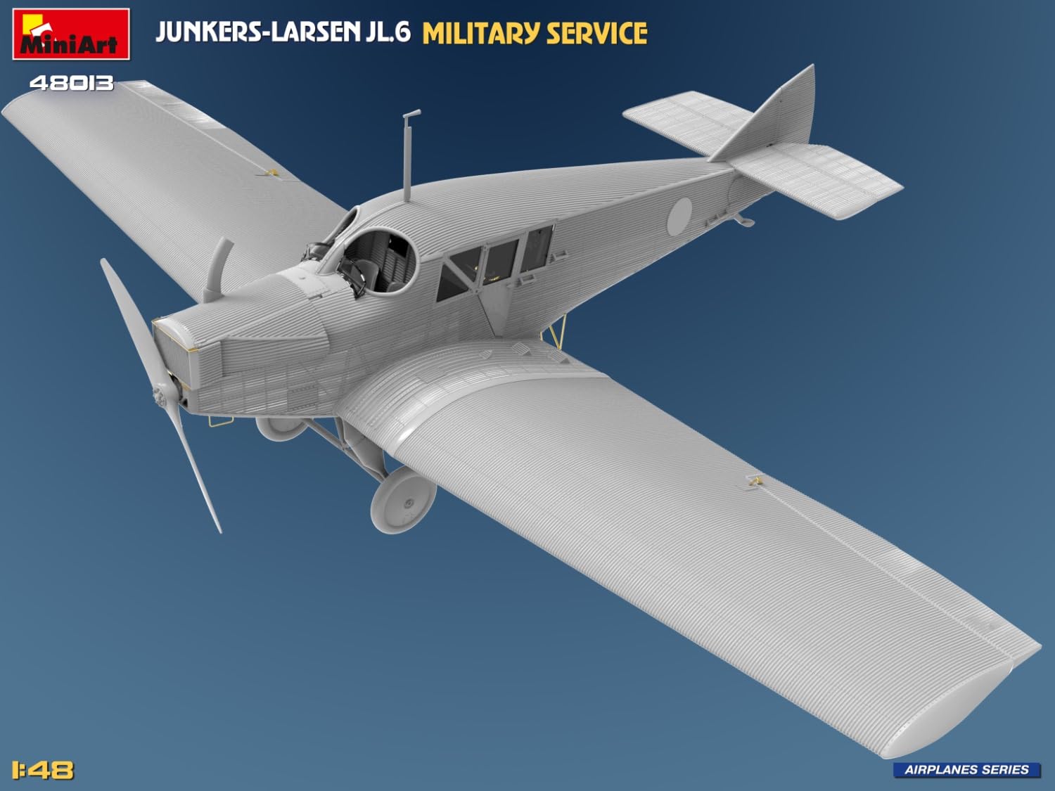 Mini Art 48013 1:48 Junkers-Larsen JL.6. Service Militaire - Reproduction fidèle, modélisme, kit Plastique, Bricolage, Loisirs, Collage, kit modèle, à Assembler