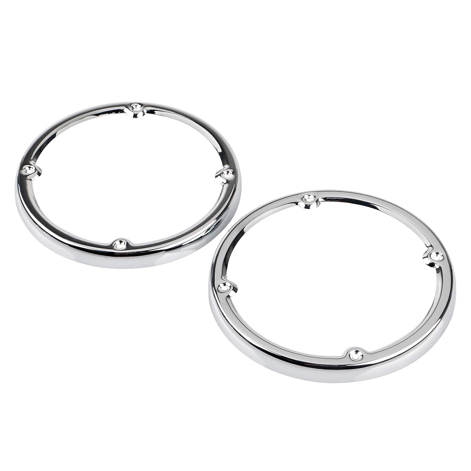 Cromo Tour Pak Altoparlante Posteriore Griglia Accenti Cornici Trim per Harley Touring FLHTCU FLHTK FLHTCUTG 2014-2023