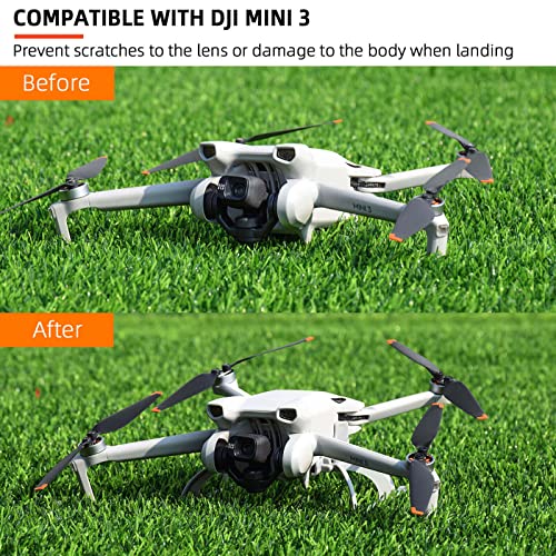 Heiyrc Landing Gear For Dji Mini 3 Pro/Mini 3,Foldable Extension Leg Height Extended Kit For Dji Mini 3 / Mini 3 Pro Accessories #TOP2