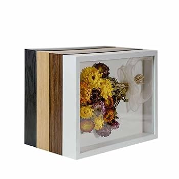 水墨画 花 木製フレーム 約30cm x 25cm 水墨画 花 木製フレーム 約30cm x 25cm 水墨画 花 木製フレーム