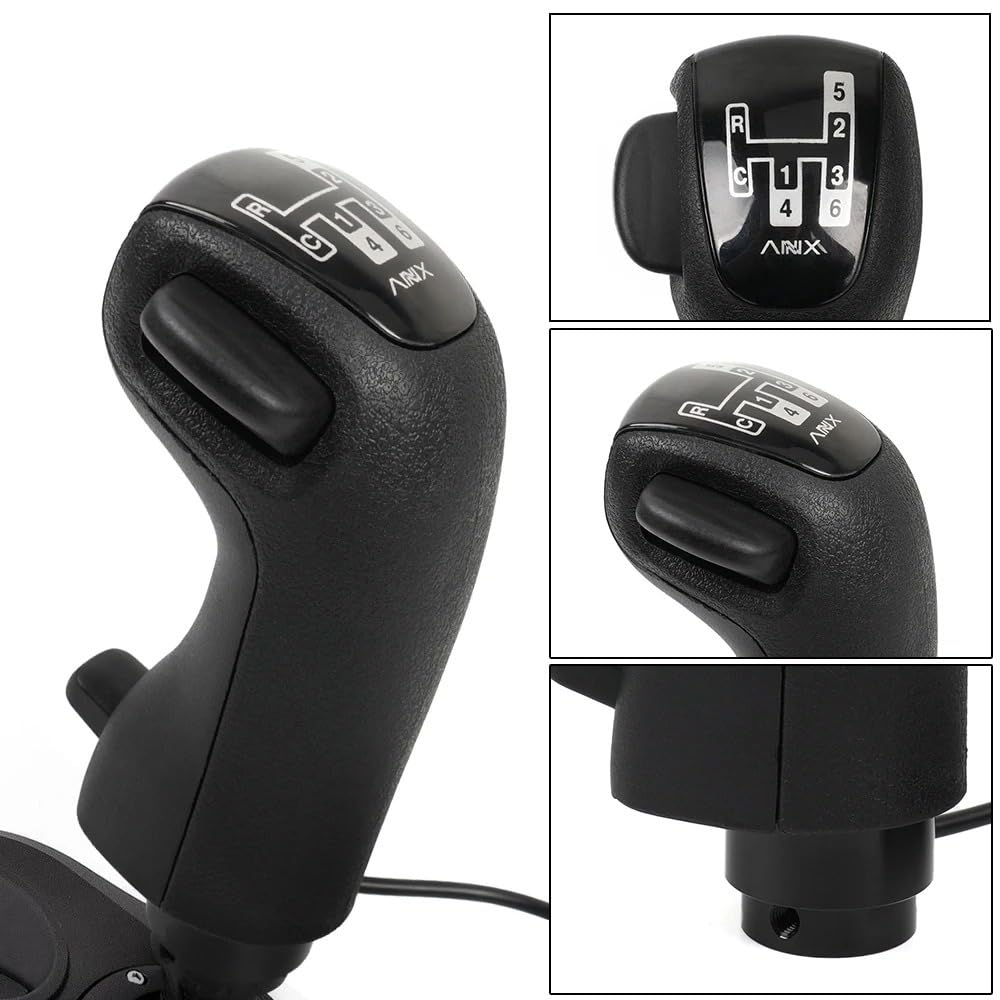 Pommeau de Levier de Vitesse USB pour simulateur de Vitesse Haute et Basse pour Logitech G25, G27, G29, G920, Compatible avec Les Jeux de Simulation de Camion Scania HB044