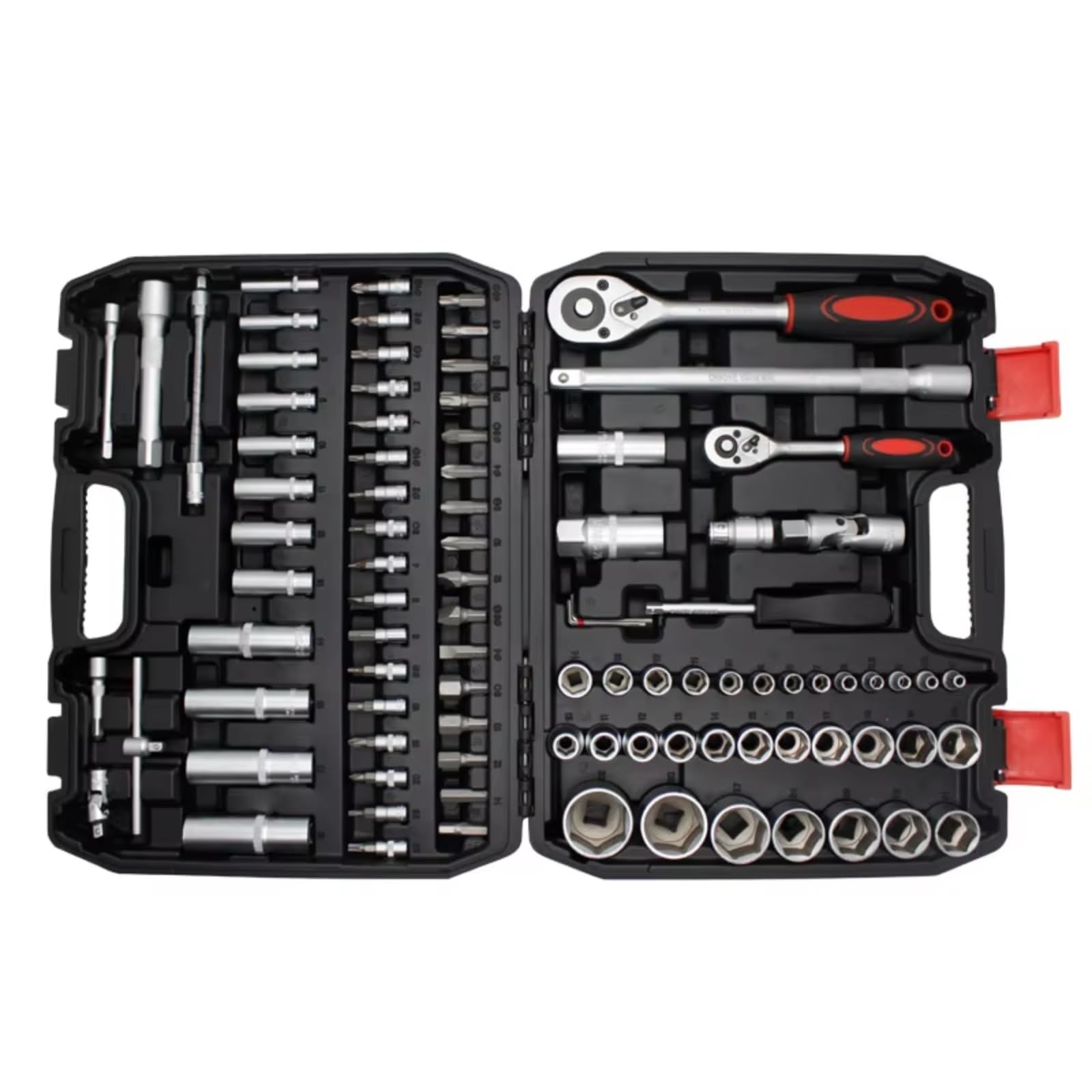 Set attrezzi da officina 94 Pz 1/2 1/4 Dr. Presa Maniglia A Cricchetto Combinazione Presa Set Di Strumenti Di Riparazione Strumenti Di Riparazione Auto Utensili A Mano