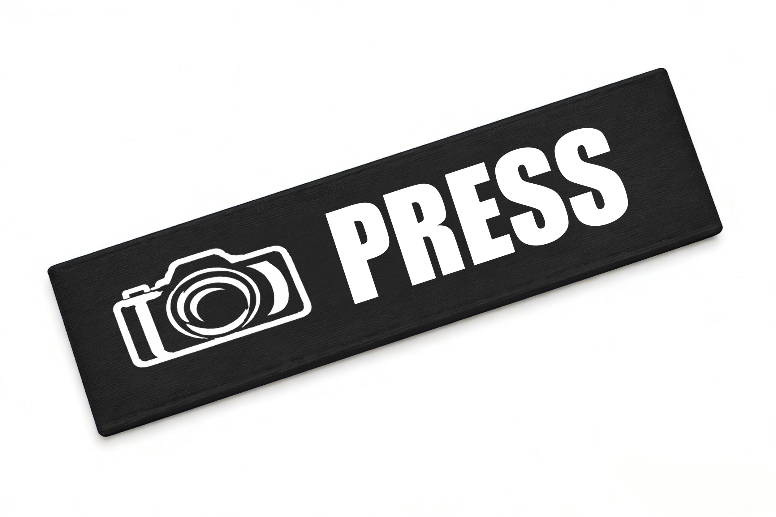 Brassard Presse Réglable – Identification Média et Événement, Brassard Capitaine Football pour Organisation et Activités