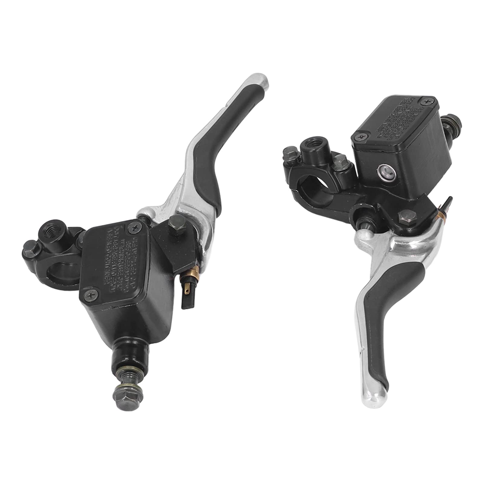 KIMISS Aerox Bremshebel Bremshebel Coppia Leva Freno Sinistra Destra per Moto con Latta per Olio Sostituzione CNC in Alluminio per Yq50 Aerox 1997‑2013