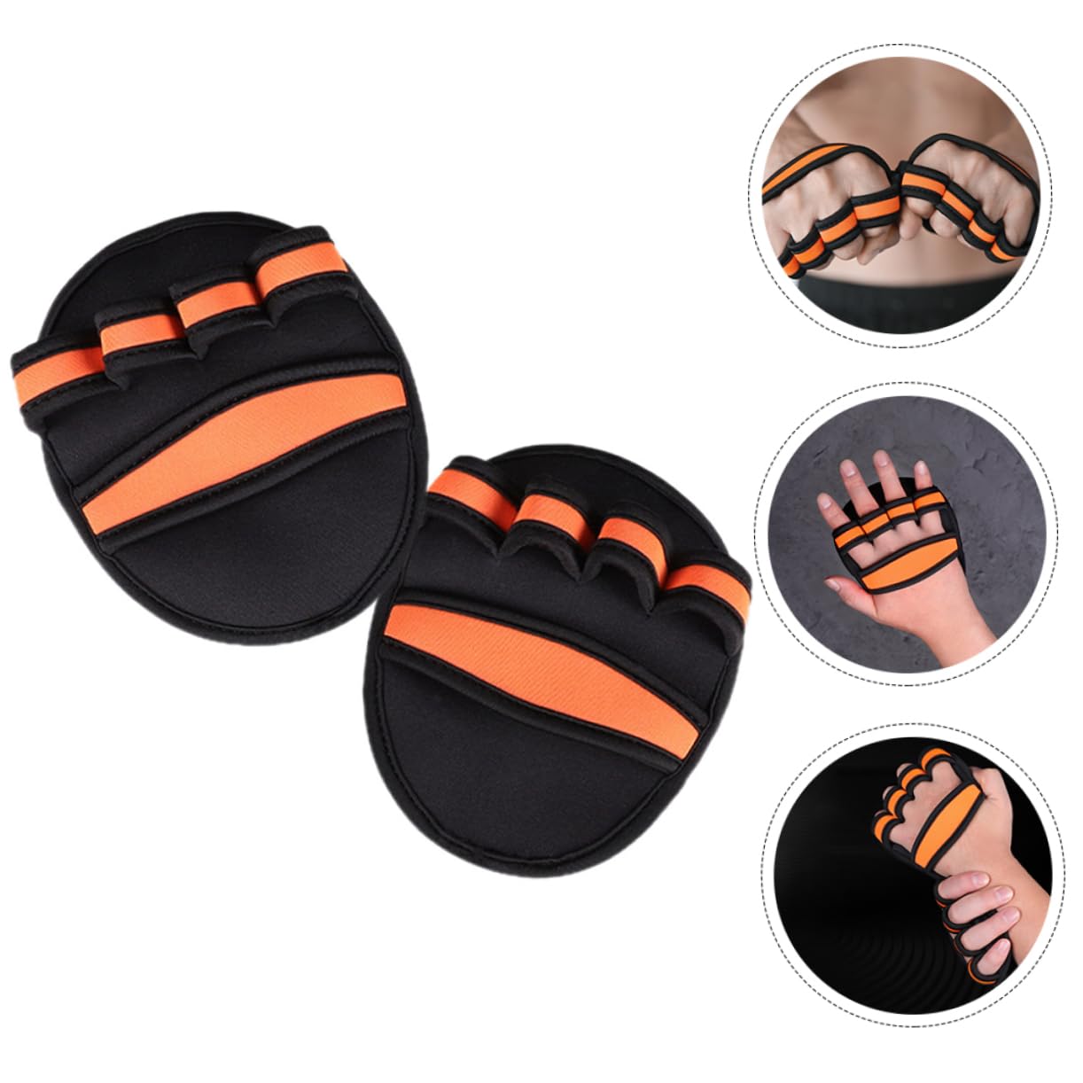 Toddmomy 5 Pares Guantes de Levantamiento de Pesas Guante de Gimnasio Orejeras para Hombres Guantes para Hombres Guantes de Mujer empuñaduras de Peso Hacer Ejercicio Guantes Hombre portátil