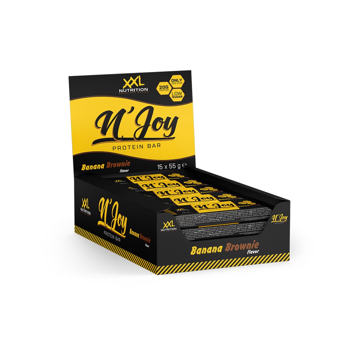N'Joy Protein Bar - 15 pack - Banana Brownie