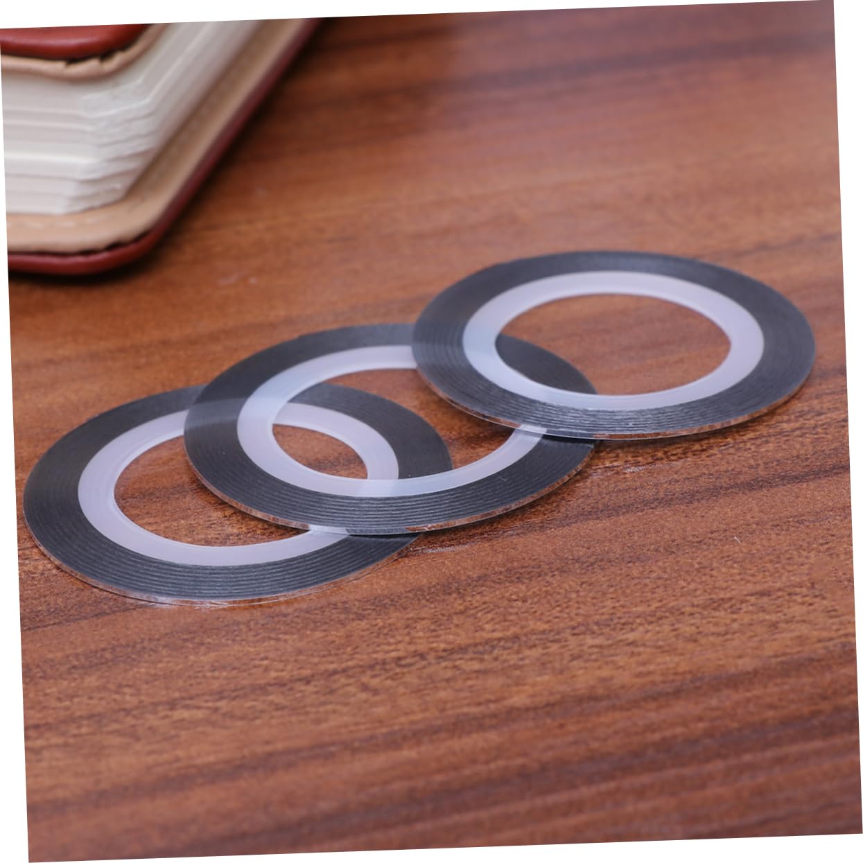 SOESFOUFU Nail Stickers for Gel Polish 3pcs Striping Tapes Holographic Lines for Nail Art Design