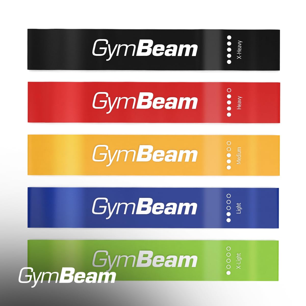 Set 5 Fasce Elastiche Fitness | Bande Di Resistenza | Per Allenamento Casa E Palestra - Foto 11