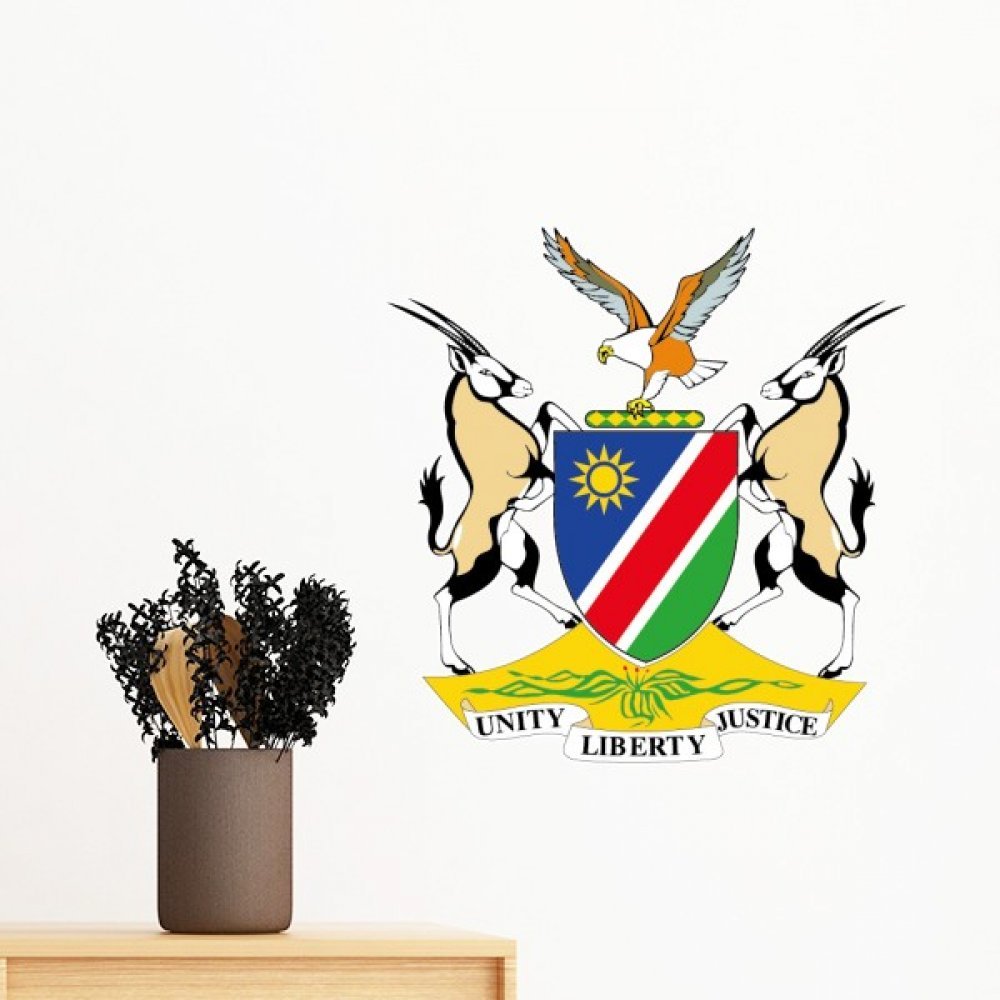 Sticker mural Namibie embleme Afrique deco murale chambre 50cm