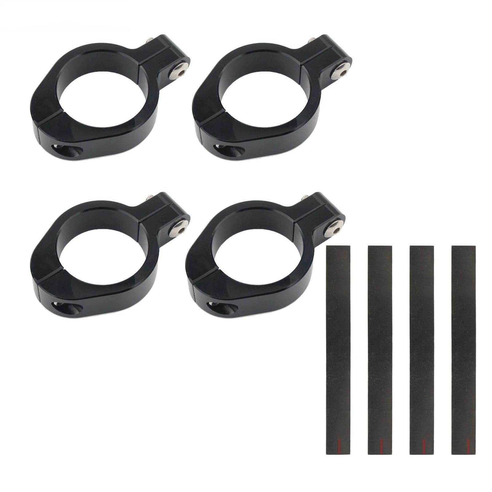 Supporto for tubo forcella anteriore CNC for moto da 33-58 mm, morsetto di supporto for faro, adatto for Harley Cafe Racer, universale(Fit 45-49mm)