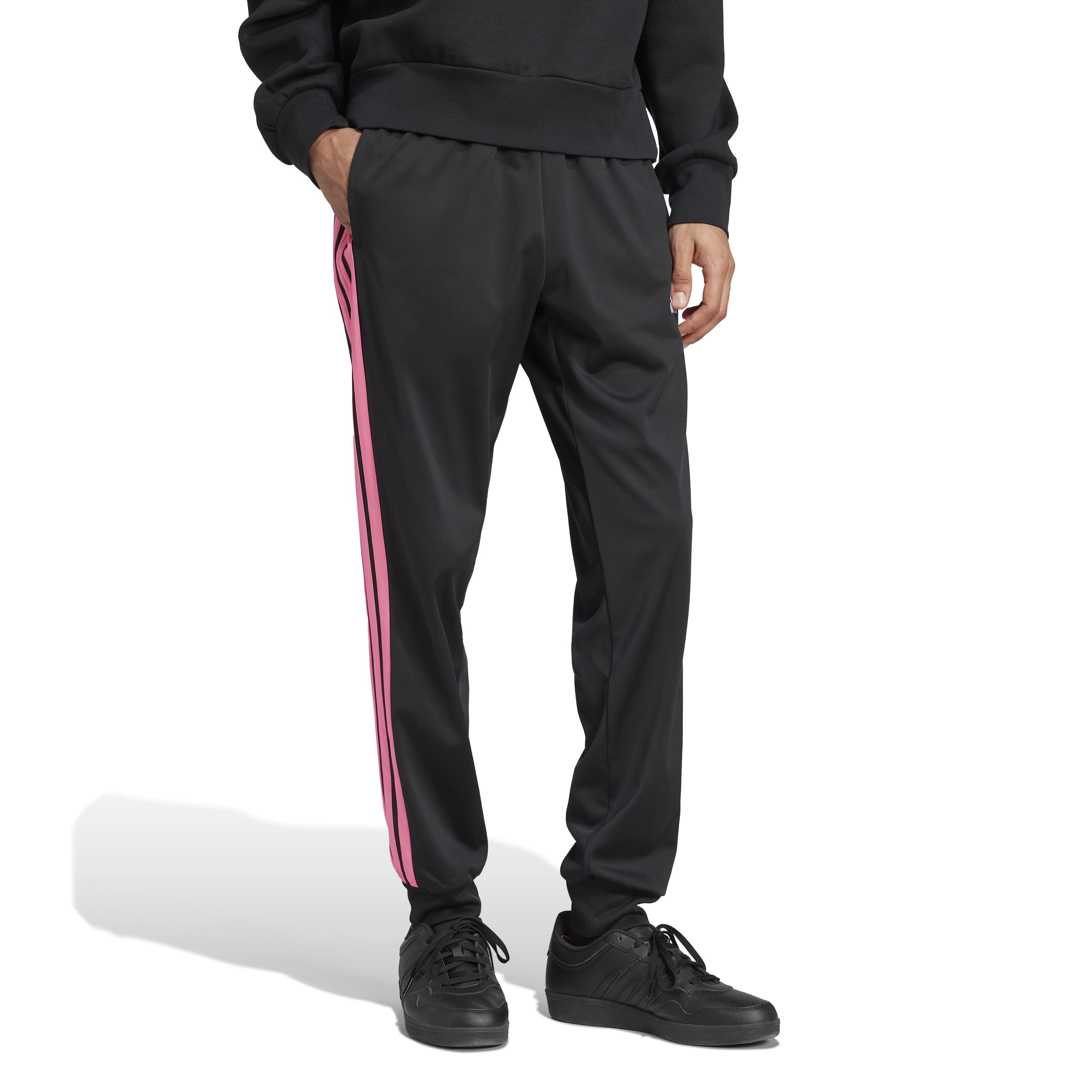 adidas Men's 3-Stripes Tricot Tapered Track Pants