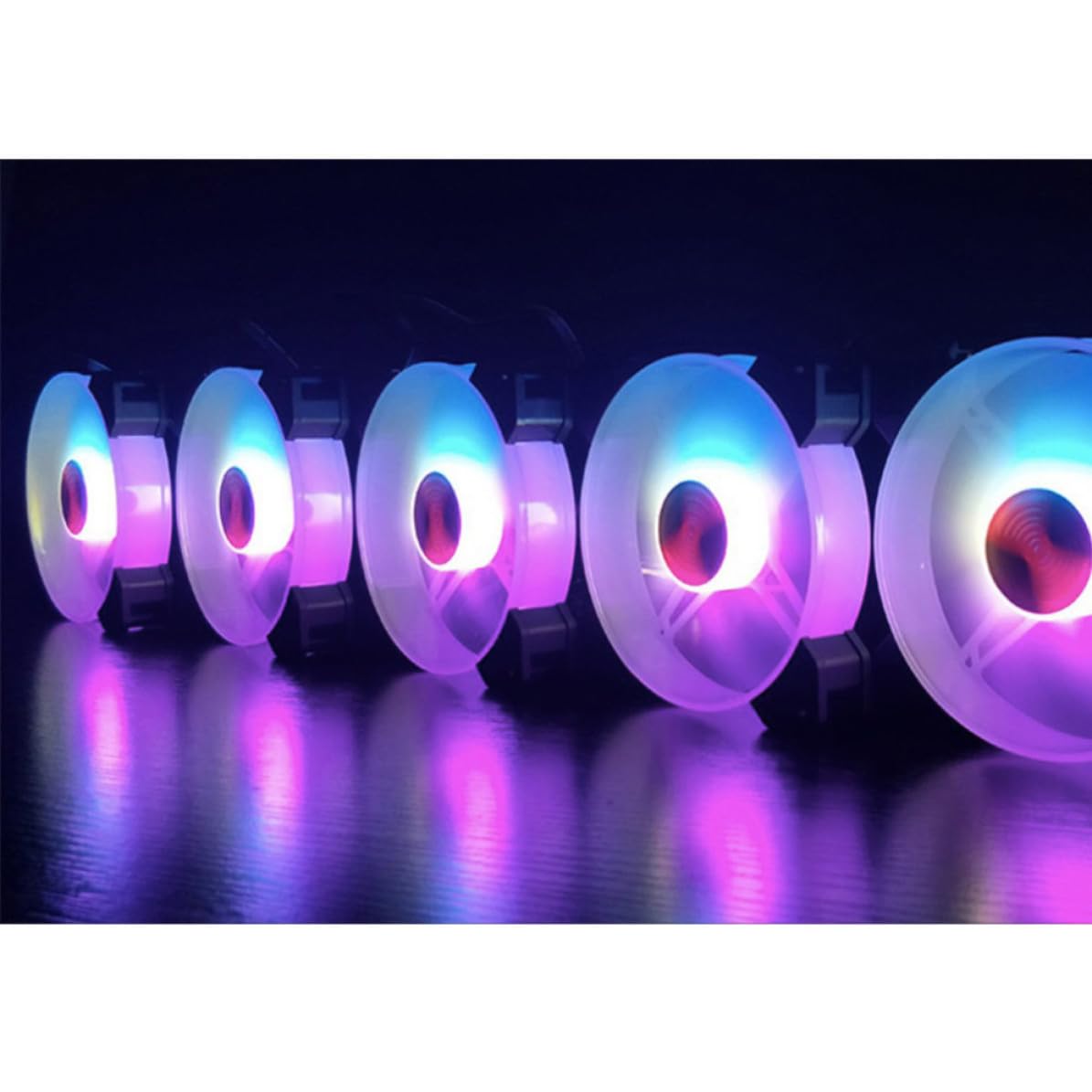 Ventilador de Refrigeración de PC Silencioso Rgb 6 Piezas 120mm