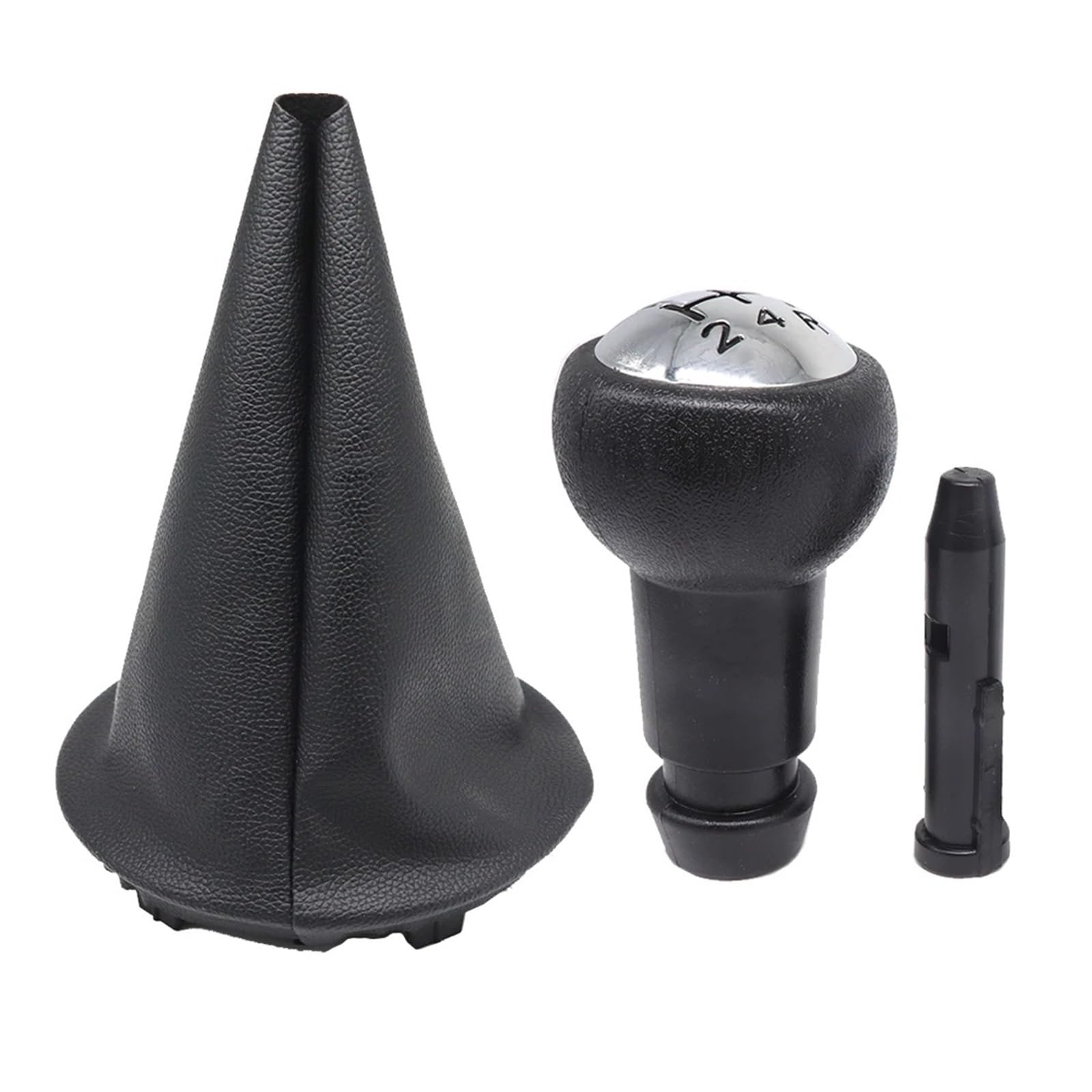 Jeocoai One Color Car Gear Knob 5Speed Gear Shift Knob For Peugeot For Partner Tepee For Citroen For Berlingo B9 Multispace Shifter Lever Stick Gaiter(C)