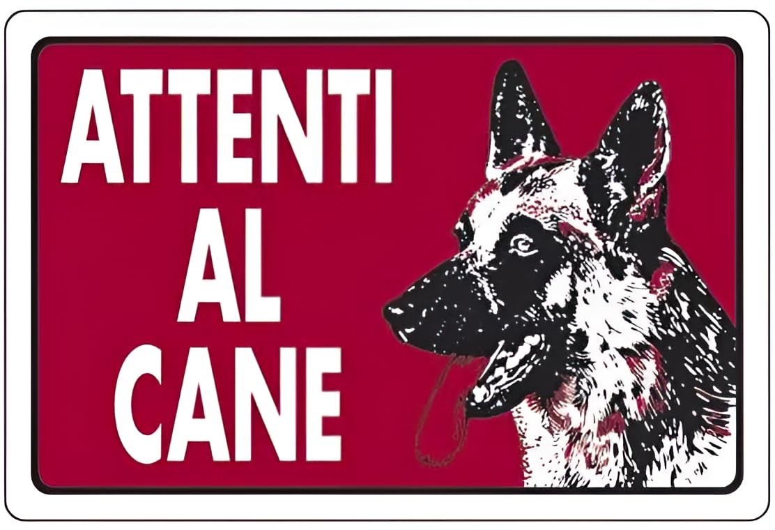 12 "x8" Avvertimento Americano Bullo Cane Segno Di Metallo - Foto 12