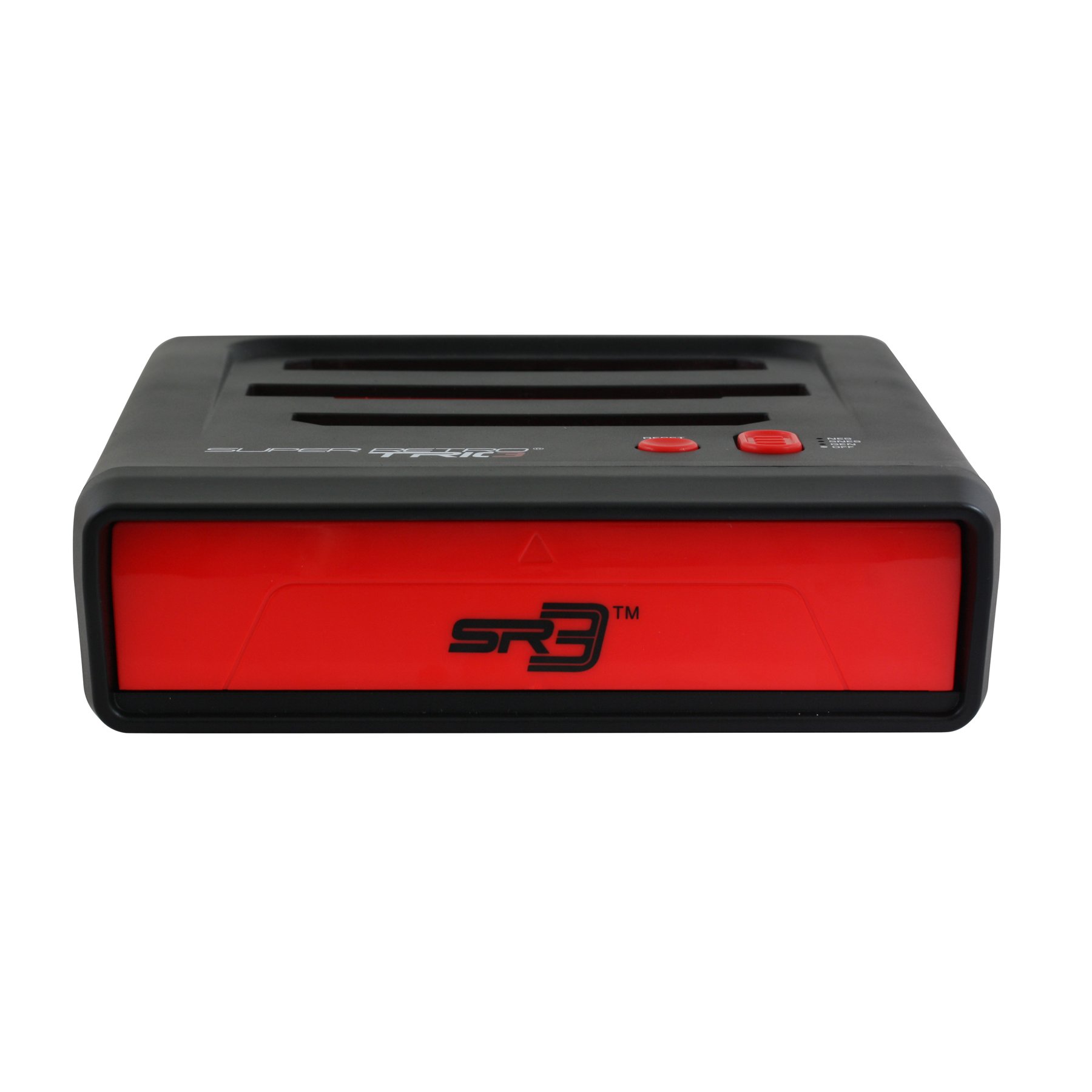Retro Bit Super Retro Trio 3 in 1 Console Red/Black, NES/SNES/Mega Drive PAL Version (Electronic Games) - [Edizione: Regno Unito]