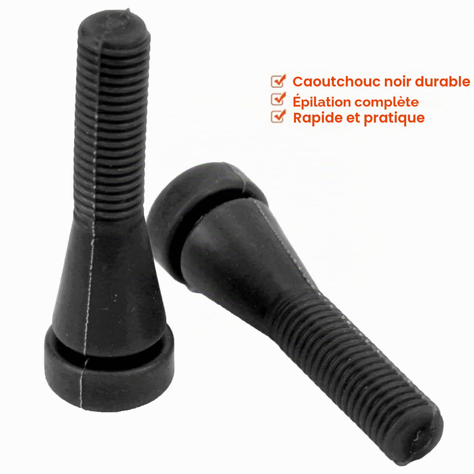 Plumeuse de Poulet, 50 pcs Doigts Doux Plumeuse pour Oie pour Canard pour Plumer la Caille(Le Noir)