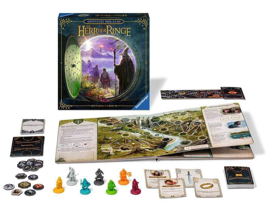 Ravensburger 27533 - El señor de los Anillos, Juego de Aventuras, Juego de Estrategia cooperativa para 1 a 4 Jugadores de 10 años o más