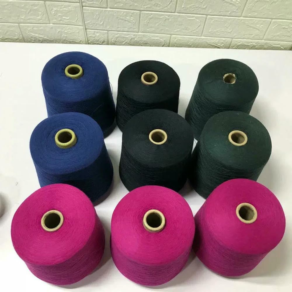 Filato di Lana 100% da 500 g, Filato Sottile Lavorato a Mano all'Uncinetto, Filato di Lana Morbida, Filato Fai da Te Fatto a Mano, Materiale per Sciarpa e Scialle, 1000 m