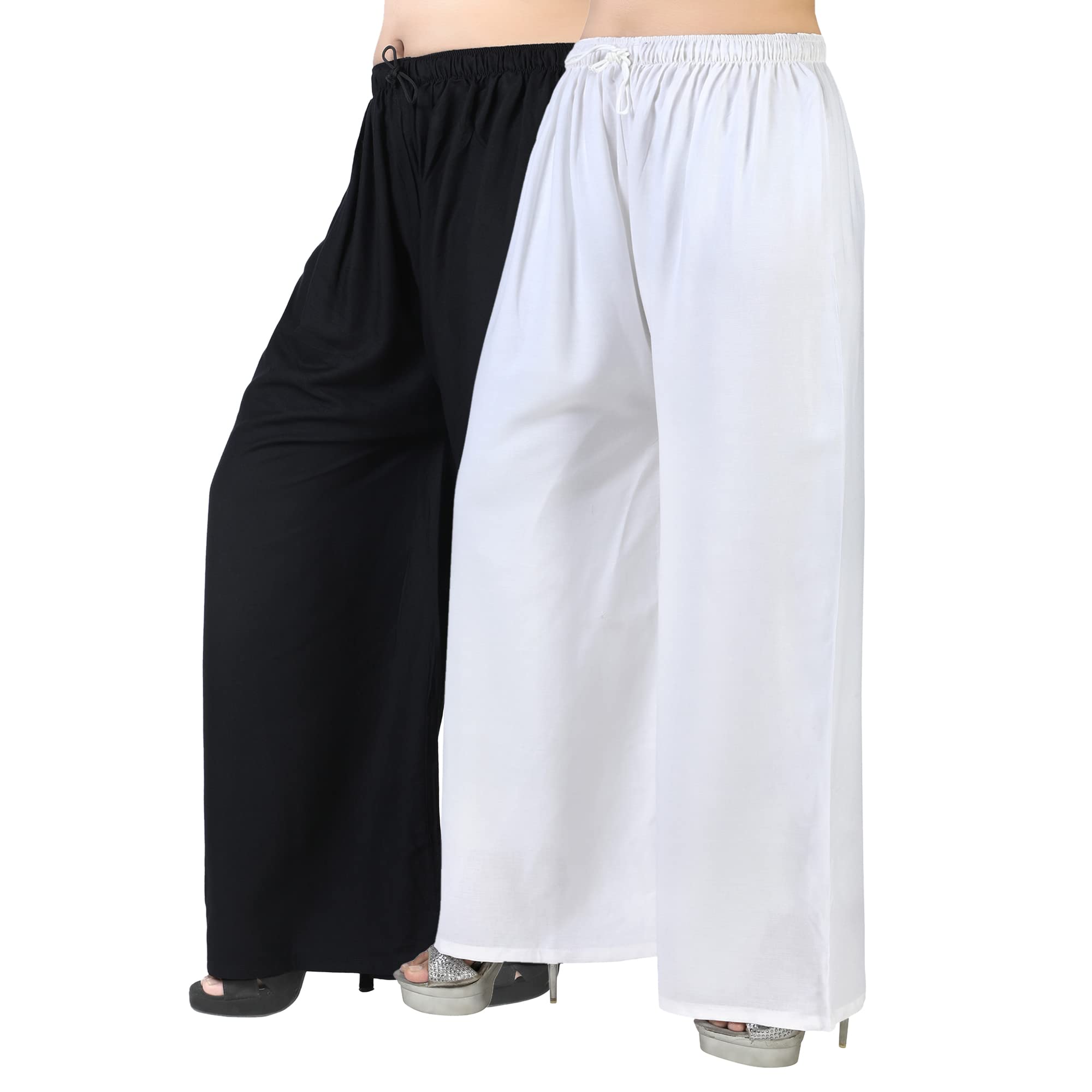 Women's Relaxed Fit Rayon Palazzo-picture-21