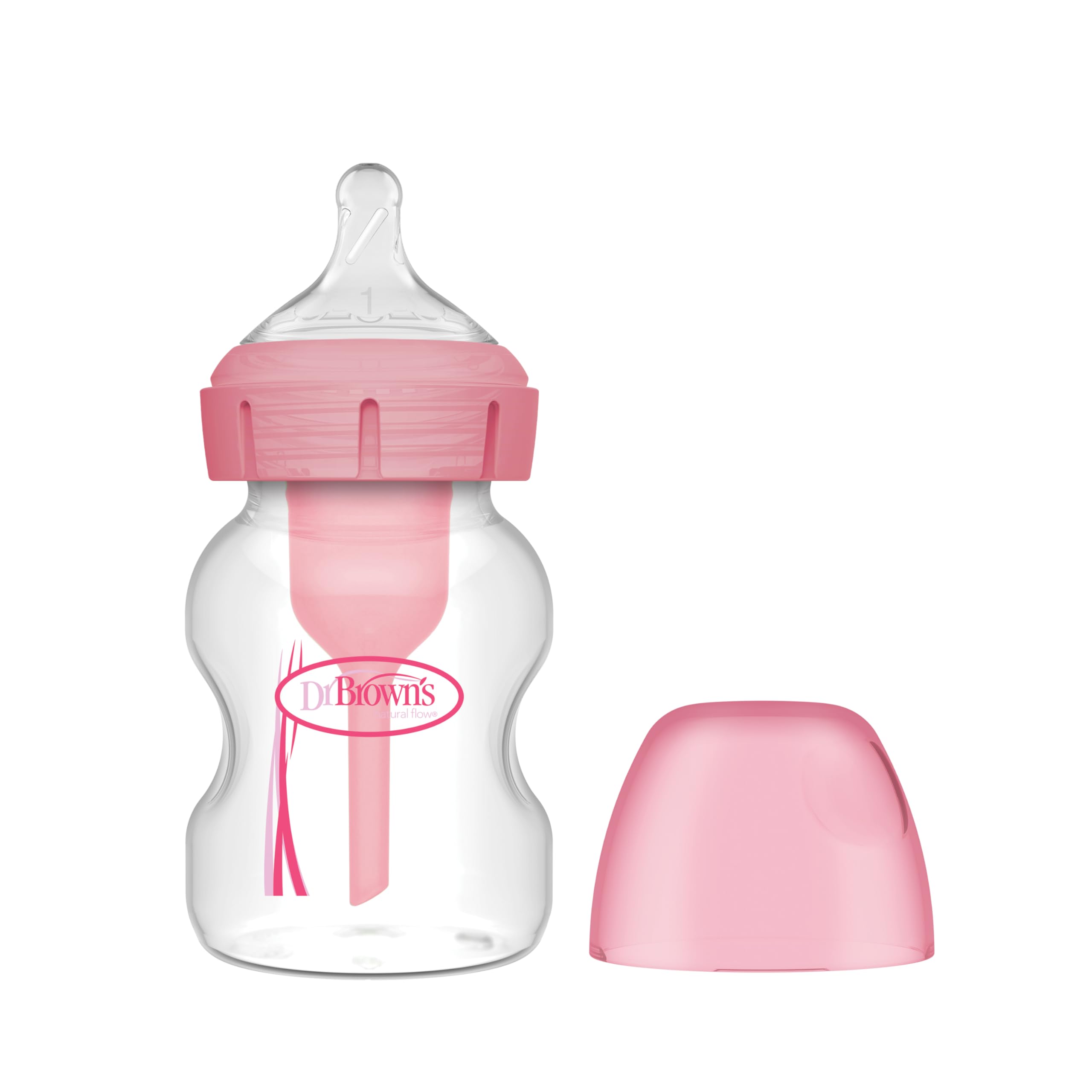 Dr. Brown's Options+ 150ml Bottle Pink