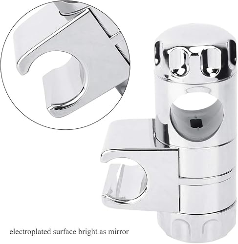 Miniatura 5 de Soporte de ducha para riel de ducha, soporte de repuesto de 0.984 in, abrazadera de brazo para brazos de ducha deslizantes, barras deslizantes