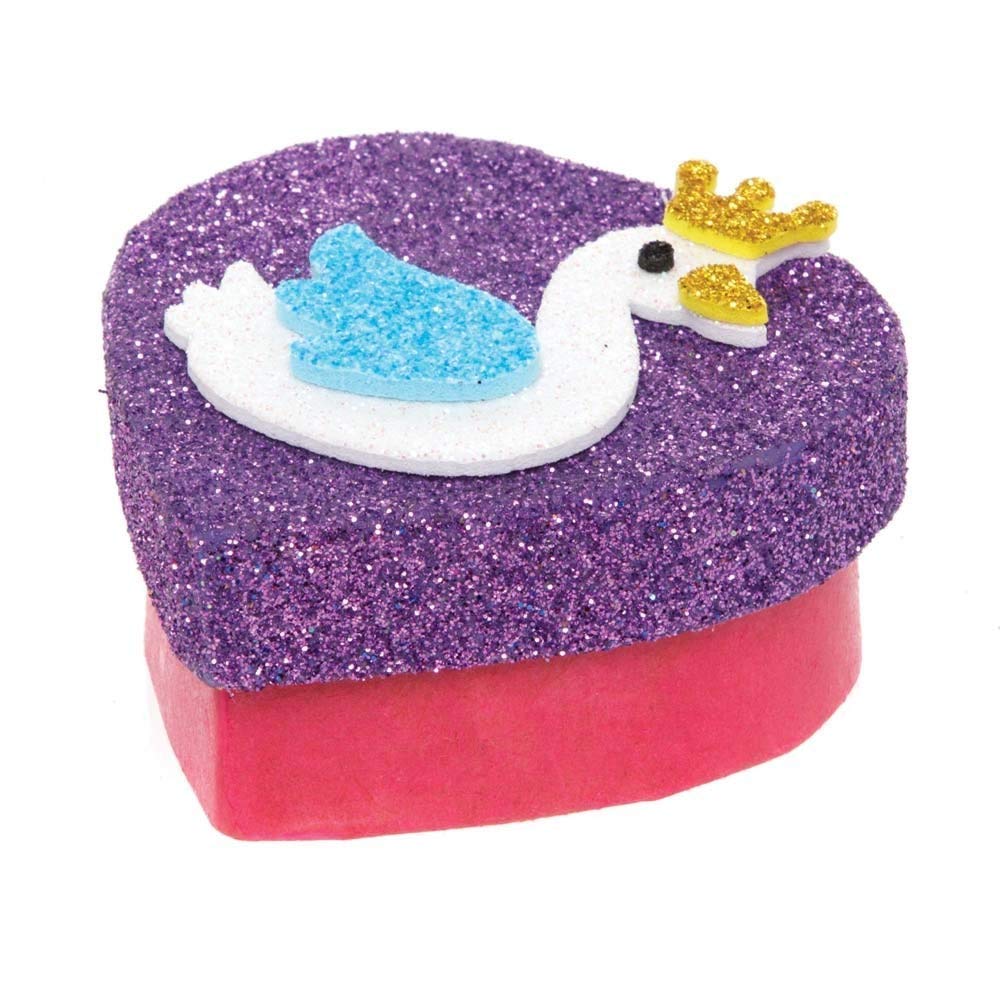 Baker Ross Schwan-Prinzessin Pailletten-Kit | 4 Stück | Bastelset Für Kinder Ab 5 Jahren