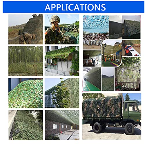 GLFYHG Tarnnetz Camouflage Netz Wald Jagd im Freien Tarnung Waldlandschaft Militär Tarnnetz Dekoration Sonnenschutz(Size… – Bild 7