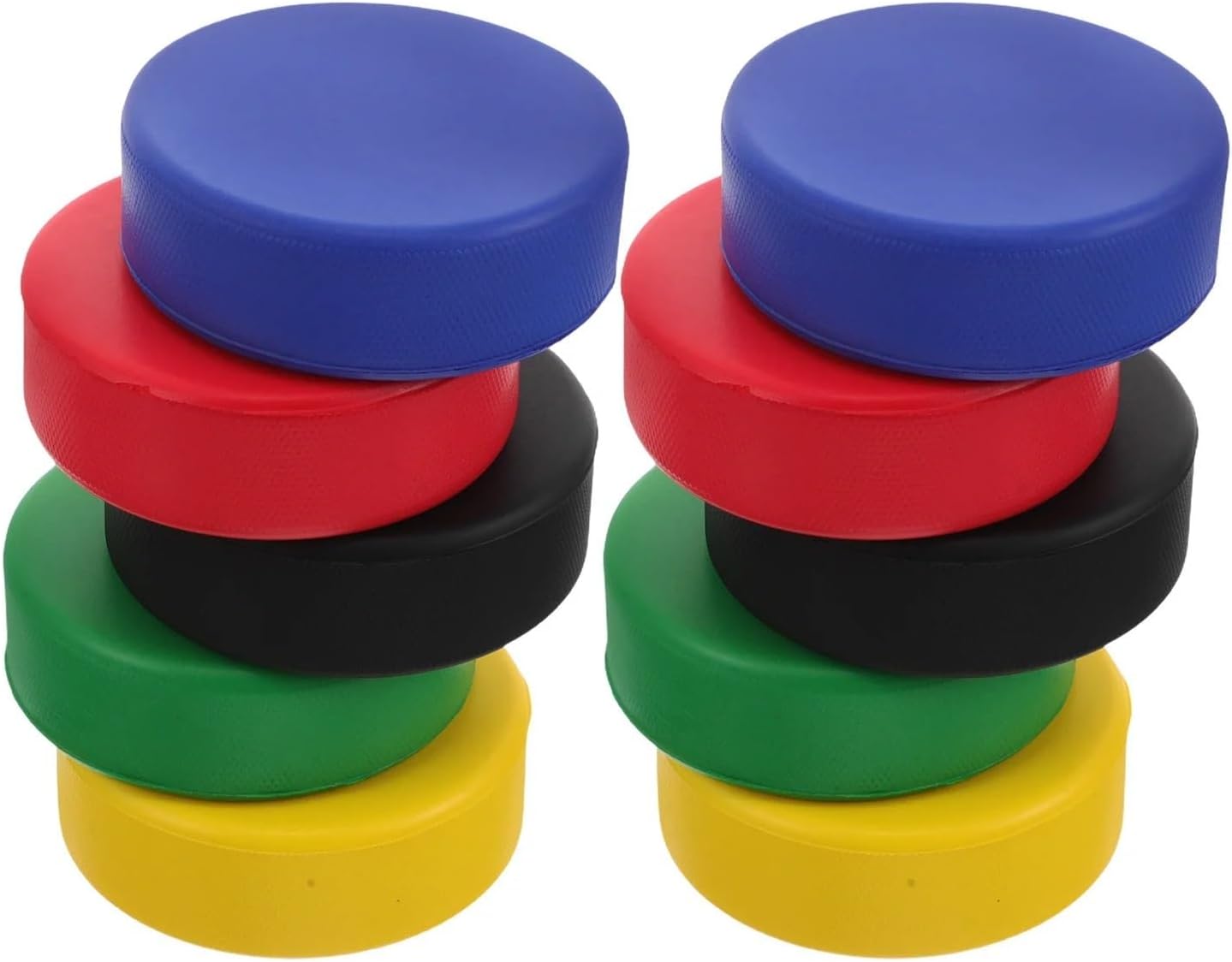 Hockey Pucks 10Pcs PU Foam Ice Hockey Pucks Mini Indoor Practice for Stress Relief Training Sports Supplies Party Gifts