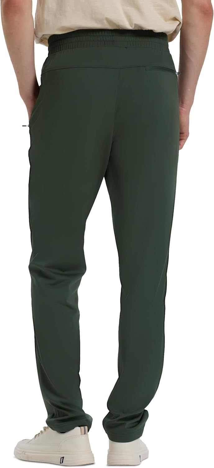 SEVEGO Men's 31"/33"/35"/37" Inseam Tall Sweatpants Zipper Pockets Joggers Athletic Workout Pants - Image 2