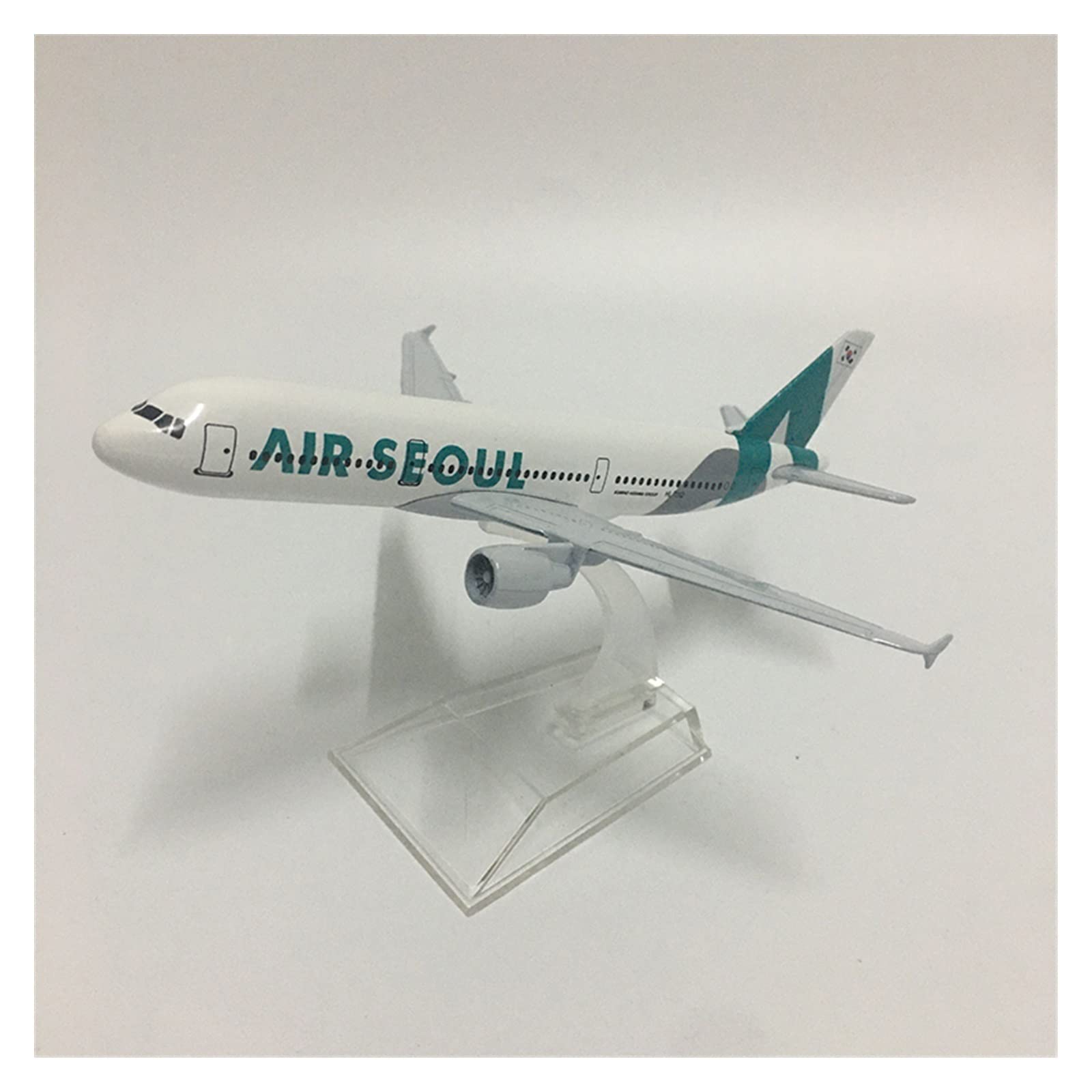 16 cm per Il Modello di Aereo Coreano Air Seoul Airbus A380 1.400 Kit di Gioco per Hobby (E)