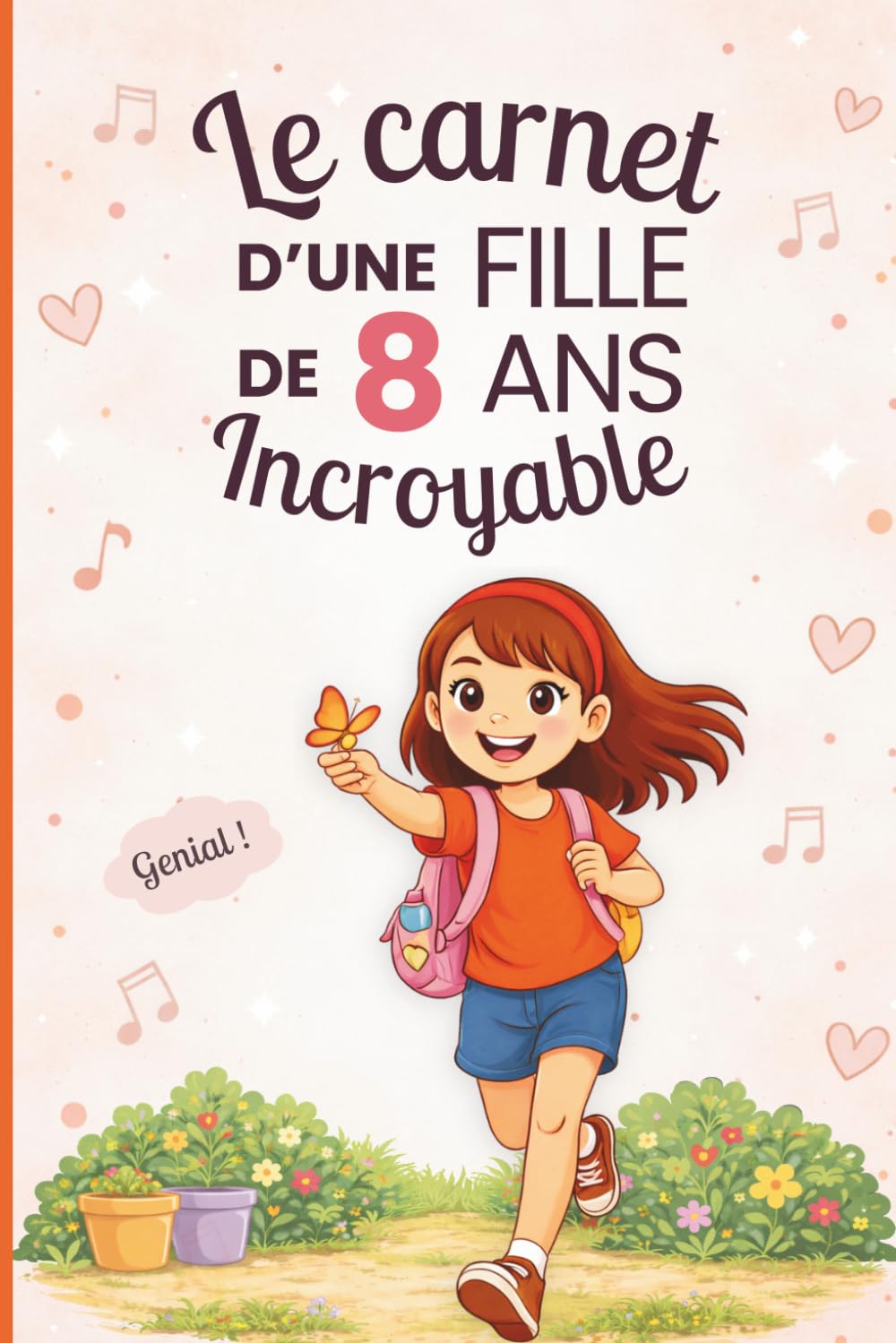 Le carnet d’une fille incroyable de 8 ans: Cahier d’activités pour développer créativité, confiance et imagination – le cadeau parfait pour une fille de 8 ans