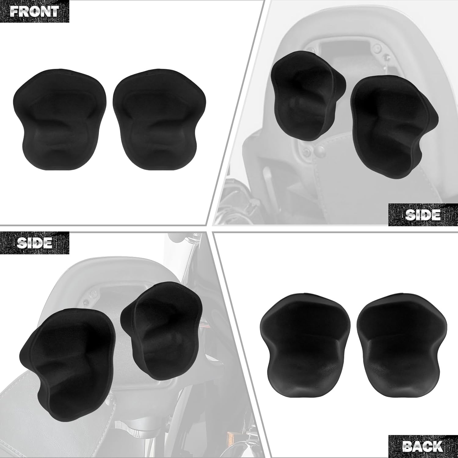 HDBUBALUS Motorcycle Fairing Lower Fitted Glove Box Liner Kit Fit for Harley Touring Road Glide Street Glide Electra Glide Trike 1983-2013 models equipped with Vented Fairing Lowers.