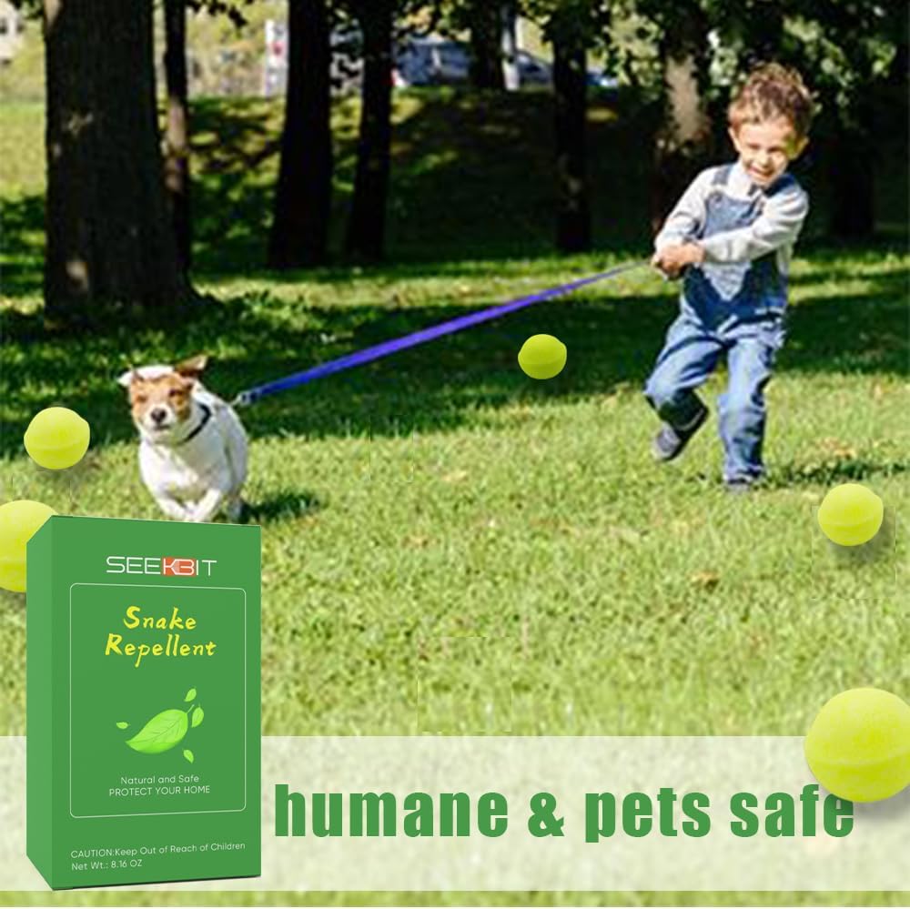 8 Pack Snake Repellent for Outdoors Pet Safe, Green Snake Repellent for Yard Powerful for Repelling Snakes and Other Pests, Snake Away Repellent for Outdoors Indoors Lawn Garden Camping Fishing