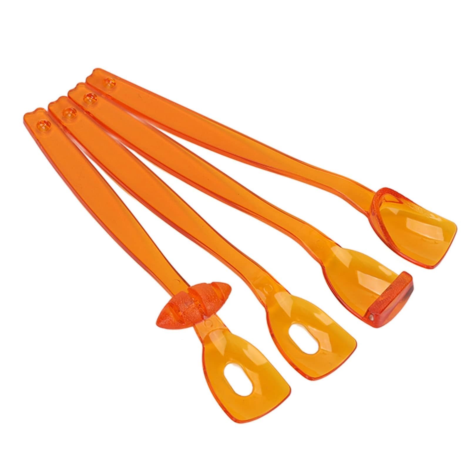 4 pcs Speech Therapy Tools and Occupational Therapy Equipment for Kids - Oral Motor Exercise Kit with Tongue Exercise Tool for Speech Development, Autism Therapy Toys, and Home Use (Orange)