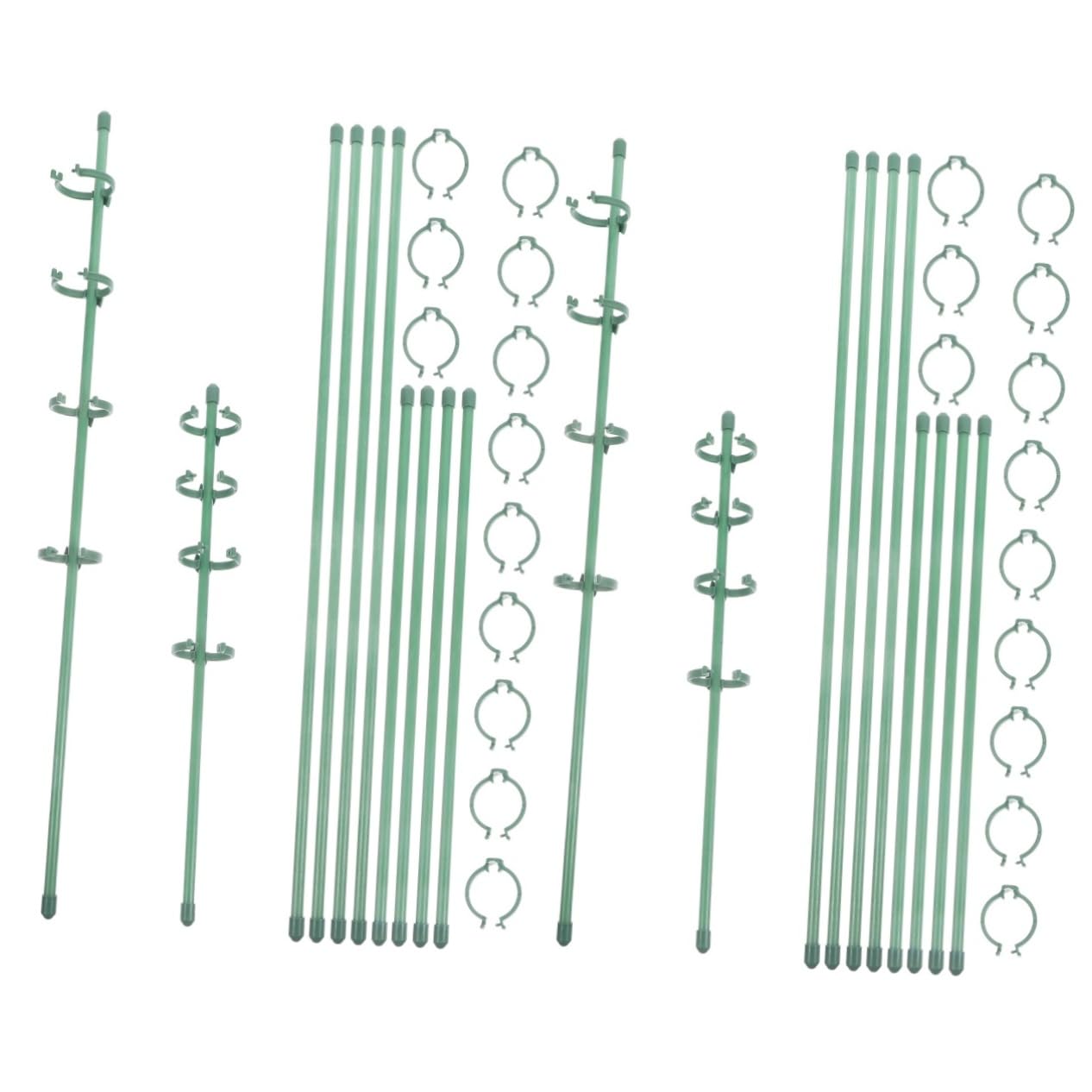 BESTonZON 2 Set Supporti per Piante Supporti per Cinghie Regolabili per Piante Rampicanti e Fioriture Esterni e Resistente e Facile da Usare