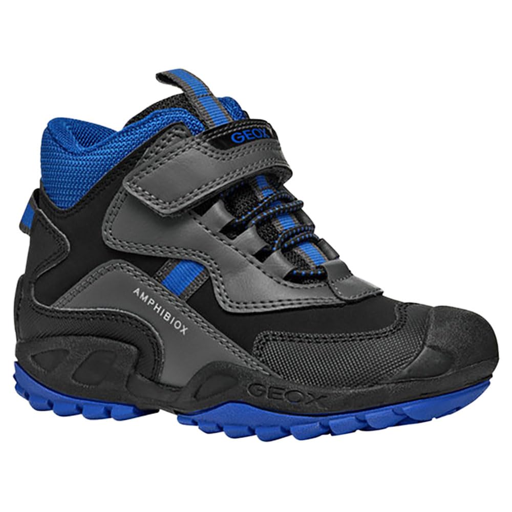 Geox J NEW Savage BOY B A, Sneaker, Gray