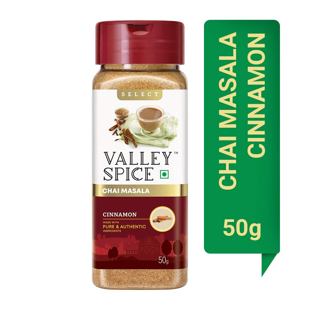 Valley Spice Select Chai Masala (Cinnamon 50g (Pack of 2))