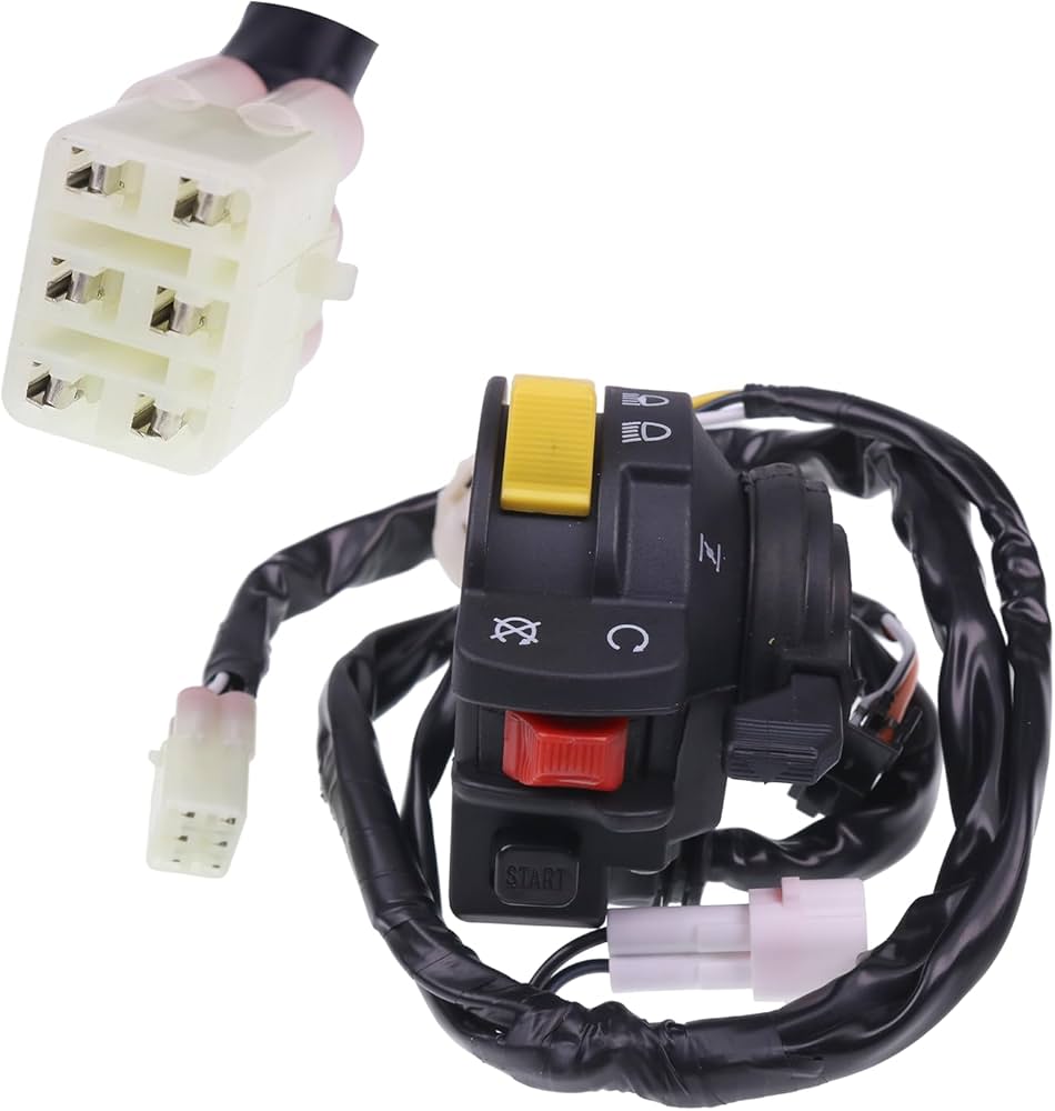 Amazon.com: WQSING Left Handlebar Start Stop Switch 37400-07G90