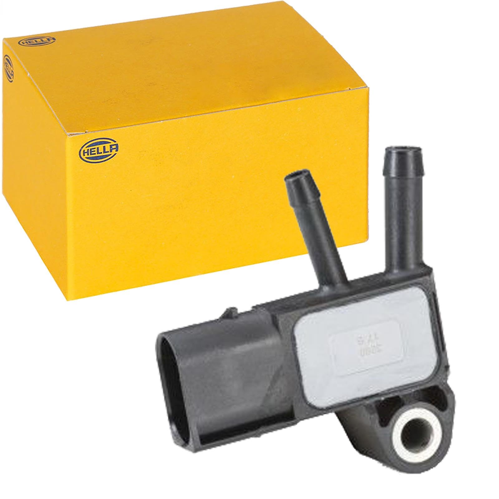 HELLA 6PP 009 409-171 Sensor, Abgasdruck - 3-polig - geschraubt