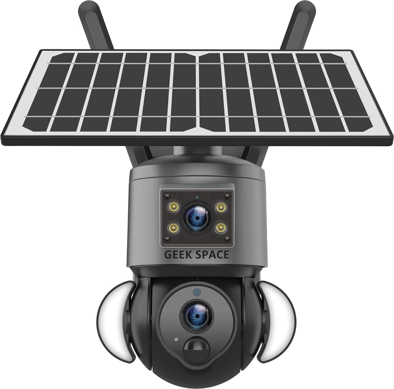 New 4k Solar Security Camera Outdoor,Security Cameras Wireless Outdoor, 360° View Smart Solar Security Camera, PIR Motion Detection 4g Wifi/6mp With Siren Color Night Vision