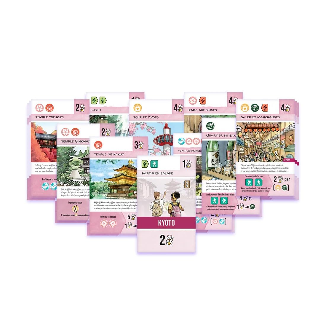 Don't Panic Games | Let's Go ! to Japan | Jeu de société | À partir de 10 Ans | 1 à 4 Joueurs | 45 Minutes | Version Française