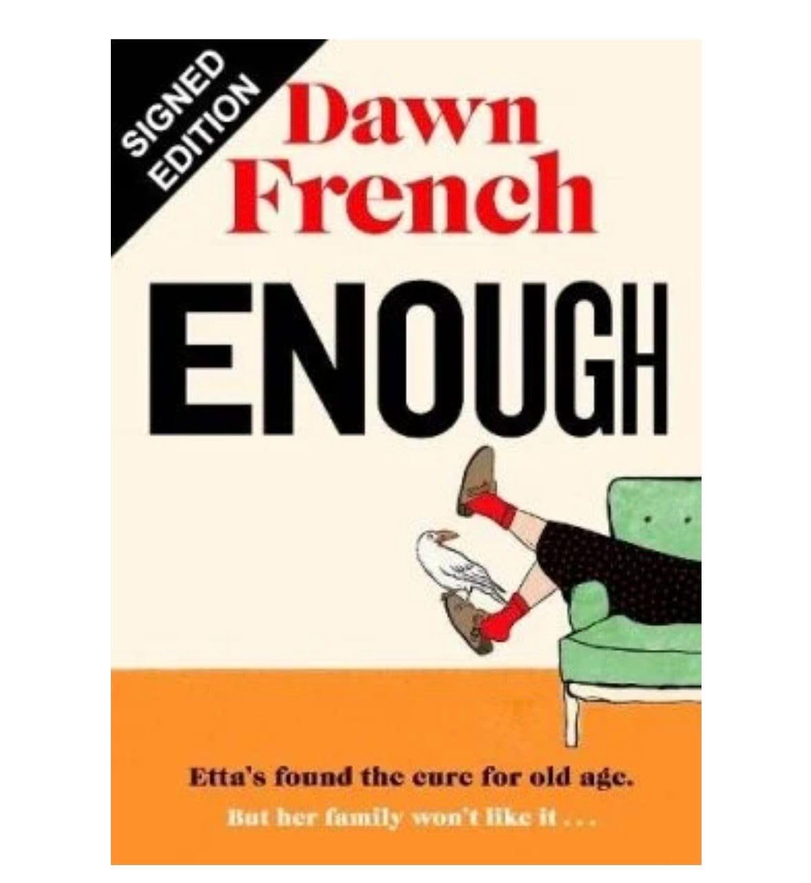 SIGNED Dawn French Book Enough & Certificate of Authenticity Memorabilia Autograph Auto