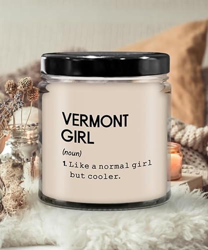 Miniatura 2 de Vermont Girl Definition Candle State of Vermont Vela Vermont Girl Candle Larga Distancia Amistad inauguración de la casa Nuevo regalo para el hogar