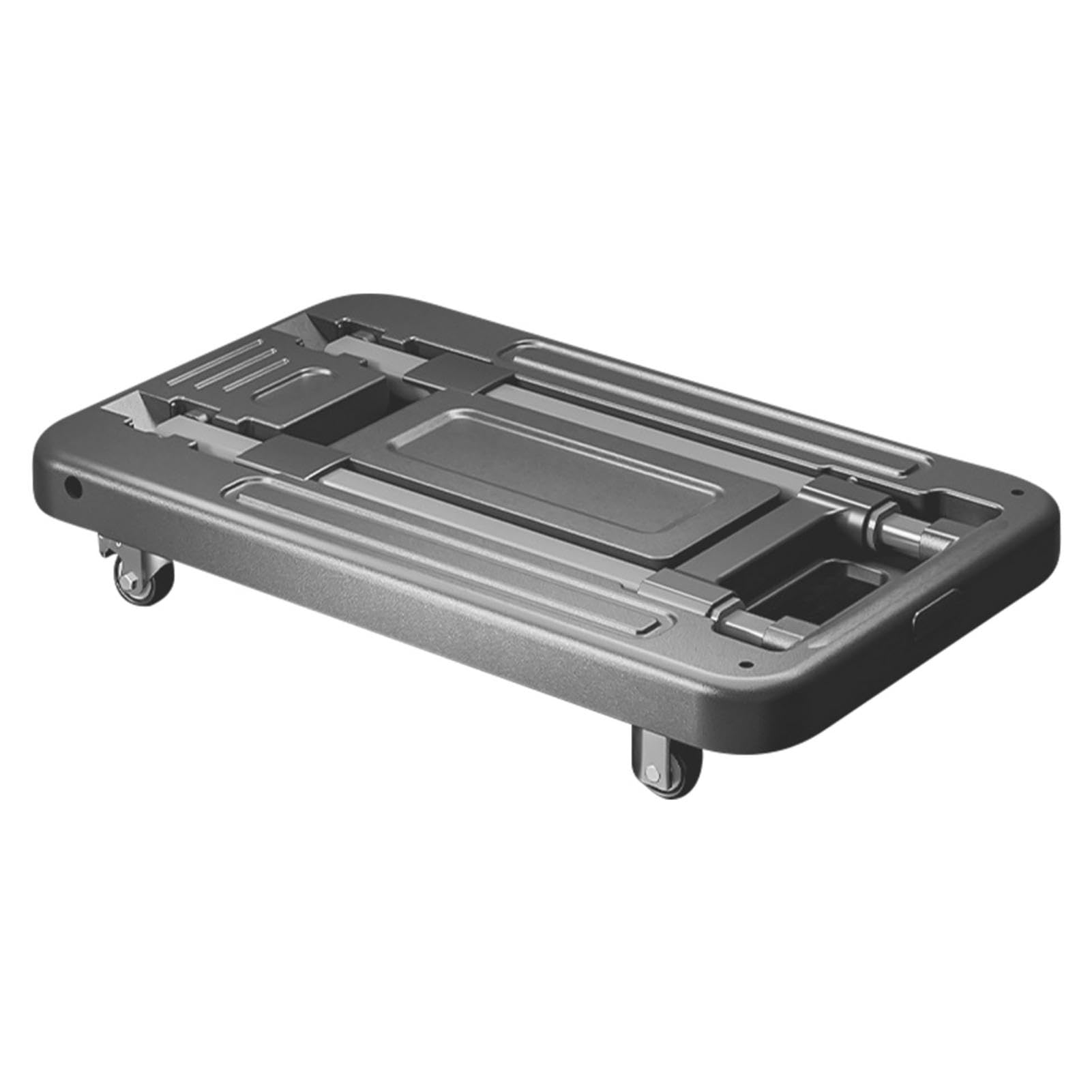 Carrello portabagagli pieghevole, carrello Carrello a mano compatto | Carrello portabagagli per carichi pesanti, carrello a 4 ruote per lo spostamento dei bagagli in aeroporto