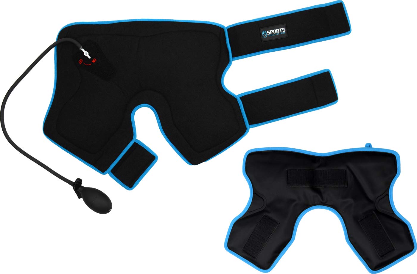 Sports Unlimited Cold Compression Elbow Wrap with Two Gel Packs