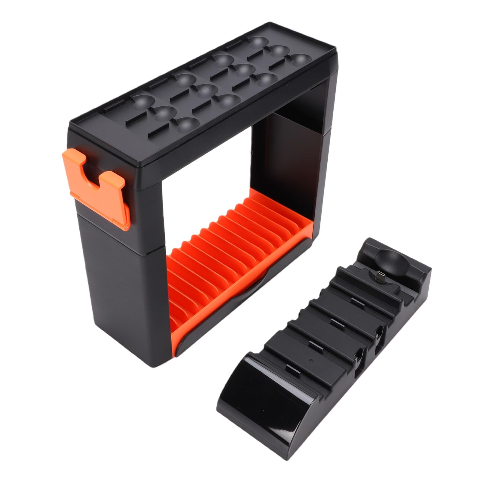 GOWENIC Stazione di Ricarica per Controller |Supporto per Riporre Giochi e Torre per Organizer