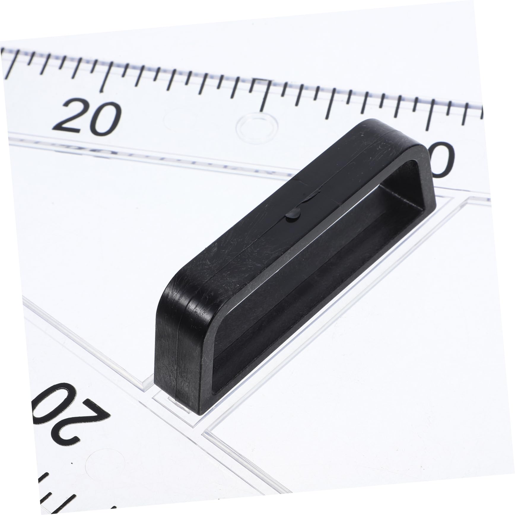 Goniometro Magnetico Triangolare in Abs, Righello Didattico per Matematica e Fisica, Adatto a Superfici Magnetiche e Facile Osservazione