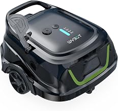 WYBOT A1p Intelligent Pool Robot, Double Filtration, 120 Min Battery Life, Powerful Wireless Pool Robot for Above Ground and Flats, Eliminates Debris, Car Parking, Olive Green